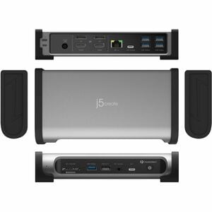 j5create JTD568 Thunderbolt 4 Docking Station for Desktop PC/Notebook/Card Reader/Headset/Mouse/Keyboard/Printer - Chargin