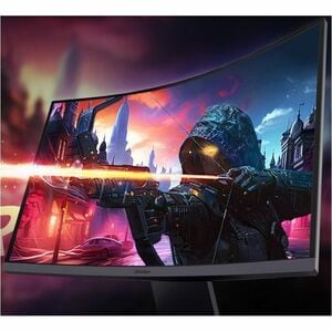 LG UltraGear 27GS60QC-B 27" (68.6 cm) Class WQHD Curved Screen Gaming LED Monitor - 16:9 - 27" (68.6 cm) Viewable - Vertic