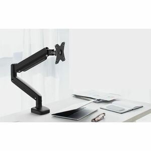 j5create JTSA101-N Mounting Arm for Monitor - Black - Height Adjustable - 43.2 cm to 81.3 cm (32") Screen Support - 8 kg L