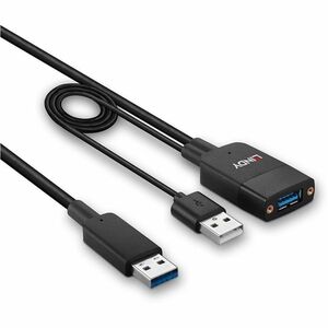 LINDY 35 m USB Datentransferkabel - Cable for Webcam, Videokonferenzsystem, Computer - 10 Gbit/s - Abschirmung - Nickel Be