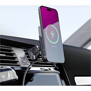 Alogic Matrix+ Induktionsladegerät - Schwarz - für Qi-fähiges Gerät, Smartphone - 12 V Eingang - 1 - Proprietär - Schnella