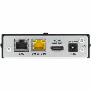 Crestron DM Lite HD-RXU-4KZ-101-E Video Extender Receiver - Wired - 70.10 m Range - 2 x Network (RJ-45) - 3 x USB - 1 x HD