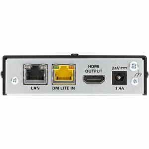 Crestron DM Lite HD-RXU-4KZ-101-E Video Extender Receiver - Wired - 70.10 m Range - 2 x Network (RJ-45) - 3 x USB - 1 x HD