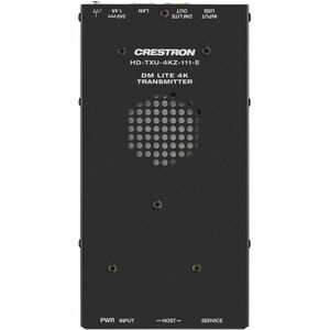 Crestron DM Lite HD-TXU-4KZ-111-E Video Extender Transmitter - Wired - 70.10 m Range - 2 x Network (RJ-45) - 4 x USB - Dis
