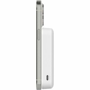 Belkin BoostCharge Pro Stromspeicher - Weiß - für iPhone, Qi2-fähiges Gerät - 10000 mAh - 2 x USB - Weiß