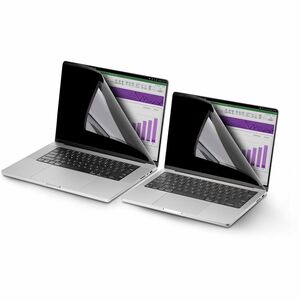 StarTech.com Plastic Anti-glare Privacy Screen Filter - Black - 1 - For 35.8 cm (14.1") Widescreen LCD Notebook - 16:10 - 