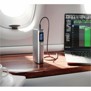 Alogic Stromspeicher - Schwarz Silber - für MacBook Pro, MacBook, Notebook, Smartphone, Tablet-PC, Ohrhörer, Gaming-Gerät,