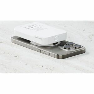 Matrix Ultimate Stromspeicher - Weiß - für AirPod, Apple Watch, Smartphone, Qi-fähiges Gerät, iPhone, Ohrhörer, USB Typ C 