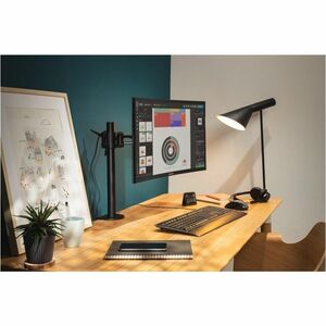 Montage de bureau Erard Pro NEXTIA pour Moniteur - Noir - Réglable en hauteur - 1 Écran(s) supportés - 12 kg Max - 100 x 1