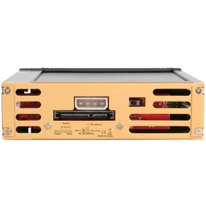 Black Aluminum 5.25in Rugged SATA Hard Drive Mobile Rack Drawer