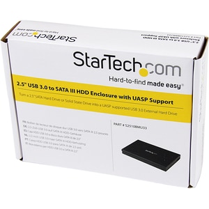 2.5in Aluminum USB 3.0 External SATA III SSD/HDD Enclosure with UASP Portable USB 3.0 2.5 SATA Hard Drive Enclosure -2.5 H