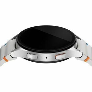 Samsung Galaxy Watch7 SM-L310 Smart Watch - 44 mm Case Width - Unisex - Silver Body Color - White Band Color - Aluminium B