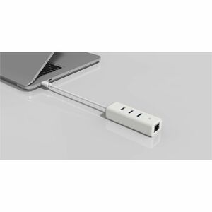 TP-Link UE330C USB/Ethernet-Hub - USB 3.0 Typ C - 640 MB/s - Tastatur, Drucker, Festplatte, Maus, Flash-Laufwerk, Notebook