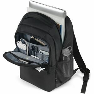 Dicota Eco CORE Carrying Case (Backpack) for 33 cm (13") to 35.8 cm (14.1") Notebook - Black - Water Resistant - 300D Poly