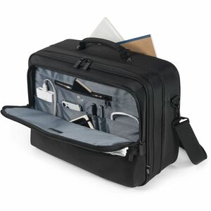 Dicota Eco Multi Twin CORE Carrying Case for 35.6 cm (14") to 40.6 cm (16") Notebook, Printer, Projector - Black - RFID Re