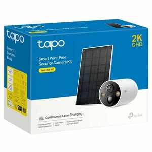 Caméra réseau Tapo C425 KIT 4 Mégapixels Extérieur 2K - Couleur - 14,94 m Infrarouge/Couleur vision nocturne - H.264 - 256
