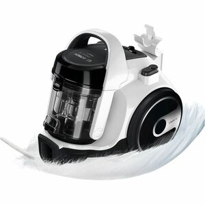 Bosch Serie 2 BGS05A222 Aspirapolvere senza sacco Bianco, 700 W, A cilindro, Secco, Senza sacchetto, 1,5 L, EPA, Micro