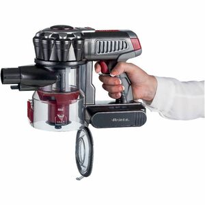 Aspirapolvere con bastone Ariete 2757 senza filo - Rosso - 1 L Capacità serbatoio acqua - Pennello, Ugello per fessure - T