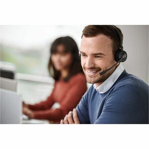 Jabra Engage 55 SE Wired/Wireless Over-the-head, On-ear Stereo Headset - Binaural - Supra-aural - 14935.2 cm - DECT - 40 H