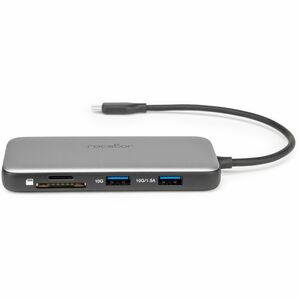 Rocstor Type-C to HDMI/USB-A 10GX2/Type-C 10G data/SD/TF/PD Charging with DP1.4 Alt mode - for Monitor, Desktop PC, Notebo
