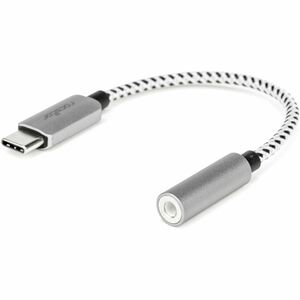 Rocstor Premium USB-C to Hi-Res 3.5mm Audio Adapter DAC 44.1/48/96KHz Sample Rate - 1 x usb type c - male - 1 x 6-pin Mini