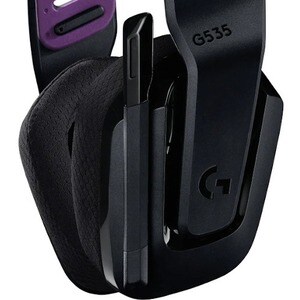 Casque de jeu Logitech G535 - Sans fil - Design Sur tête - Couleur Noir - RF - Fréquence 20 Hz/20 kHz
