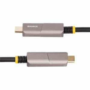 StarTech.com 15,24 m Glasfaser AV-Kabel - 1 - Cable for Audio-/Video-Gerät, Display, Wandakku, Notebook, USB Gerät - Erste