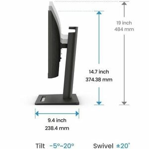 BenQ GW2490T 24.0" Class Full HD LED Monitor - 16:9 - Black - 60.5 cm (23.8") Viewable - In-plane Switching (IPS) Technolo