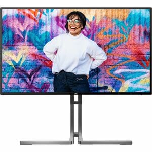 AOC U3 Graphic Pro U27U3CV 27" Class 4K UHD LED Monitor - 16:9 - Textured Black - 68.6 cm (27") Viewable - Nano In-plane S
