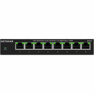 Netgear MS308 8 Anschlüsse Ethernet-Switch - Gigabit-Ethernet - 2.5GBase-T - 6,70 W Stromverbrauch - Verdrilltes Doppelkab