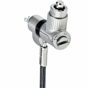 StarTech.com 3-in-1 Universal Laptop Lock 6.6ft, Master Keyed Locking Cable, Security Cable, Compatible w/Noble Wedge®/Nan