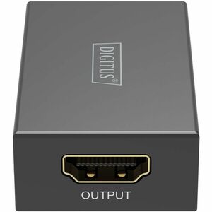 Digitus HDMI-Verlängerung - Schwarz - 1 x USB - 2 x HDMI - 13 m Operating Distance - Metall