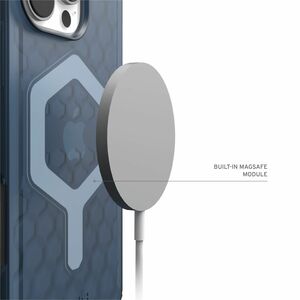 Urban Armor Gear Essential Armor Case for Apple iPhone 16 Pro Max Smartphone - Hexagonal Pattern - Cloud Blue - Shock Abso