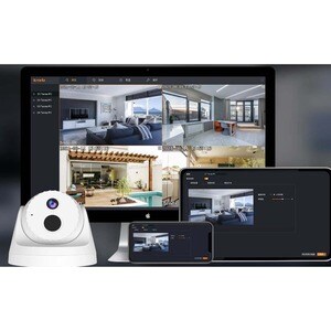 Tenda IC7-PRS 4 Megapixel Network Camera - Color - 98.43 ft Infrared Night Vision - H.265, H.264 - 2560 x 1440 - 4 mm Fixe