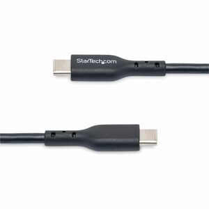 StarTech.com 6ft (1.8m) USB-C Charging Cable, USB 2.0 Type-C Laptop Charger Cord, 60W Power Delivery, TPE Jacket, Data Tra