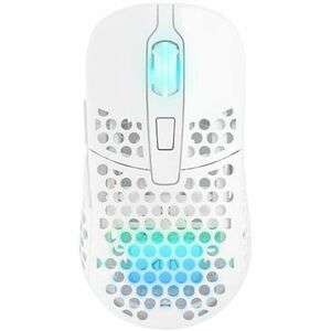 CHERRY XTRFY M42W-RGB-WHITE Rato para jogos - Frequência de rádio - USB, USB Tipo C - Ótico - Branco - Sem fios - 2.40 GHz