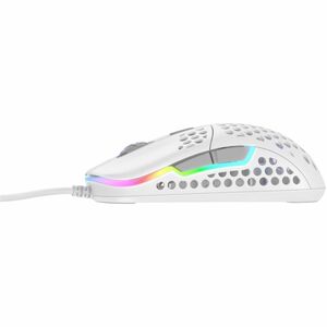 CHERRY XTRFY M42-RGB-WHITE Rato para jogos - USB tipo A, USB - Ótico - Branco - 1 - Cabo - 16000 dpi - Roda de deslocação 