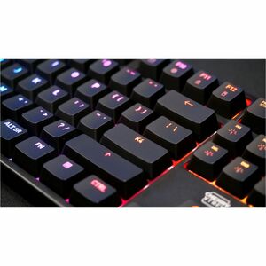 CHERRY XTRFY XTRFY K4V2 RGB TKL Teclado Gaming - Cabo Conectividade - USB tipo A Interface - LED RGB - Inglês (EUA) - Pret