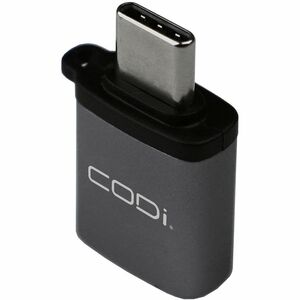 CODi USB-C to USB-A Adapter w/ 10Gbps Data Transfer Speed - 1 x USB Type A - Female - 1 x USB Type C - Male - Space Gray