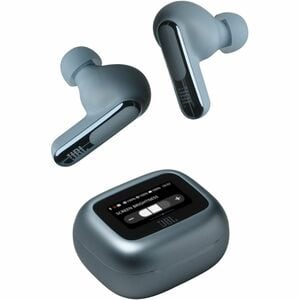 JBL Live Beam 3 True Wireless Earbud Stereo Earset - Blue - Binaural - Bluetooth - 16 Ohm - 20 Hz to 40 kHz - Noise Canceling