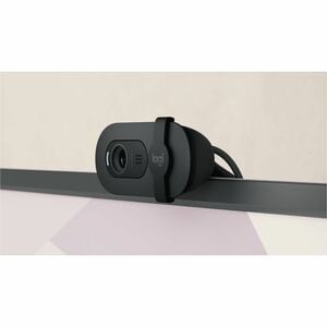 Logitech BRIO 105 Webcam - 2 Megapixel - 30 fps - Graphite - USB Type A - 1920 x 1080 Video - CMOS Sensor - Fixed Focus - 