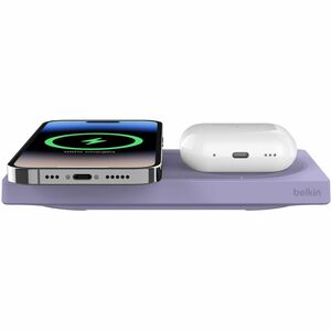 Belkin MagSafe 2-in-1 Wireless Charger, Lavendar