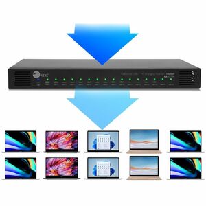 SIIG 16-Port Industrial USB-C PD Charging Station - 1000W - up to 10 USB-C 100W - up to 16 USB-C 60W - SIIG 16-Port Indust