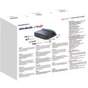 AVerMedia X'TRA GO (GC515) Docking Station and Capture Card for Handheld/Mobile Device - Black - Functions: Video Recordin