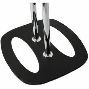 B-Tech Base - Large - 70 kg Load Capacity - 890 mm Width x 850 mm Depth x 12 mm Height - Steel - Black - Heavy Duty, Frees