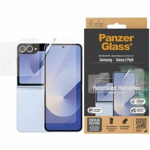PanzerGlass Thermoplastic Polyurethane (TPU), Tempered Glass, Film Screen Protector for Galaxy Z Flip6 - For AMOLED Smartp