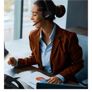 Yealink WH64 Headset - Microsoft Teams Certification - Stereo - Wireless - Bluetooth/DECT - 492.1 ft (150 m) - 20 Hz to 20