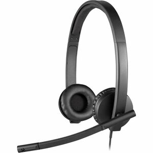 Logitech Wired Stereo Headset - Black - Microsoft Teams Certification - Binaural - USB Type C
