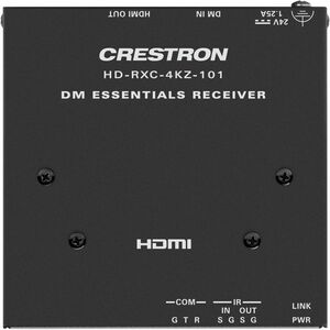 Crestron Essentials HD-RXC-4KZ-101 Video Extender Receiver - Wired - 70.10 m Range - 1 x Network (RJ-45) - 1 x HDMI Out - 
