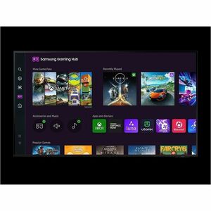 Samsung TV Crystal UHD 4K 75” UE75DU7170UXZT Smart TV Wi-Fi Black 2024, Processore Crystal 4K, 4K Upscaling, Slim Look Des
